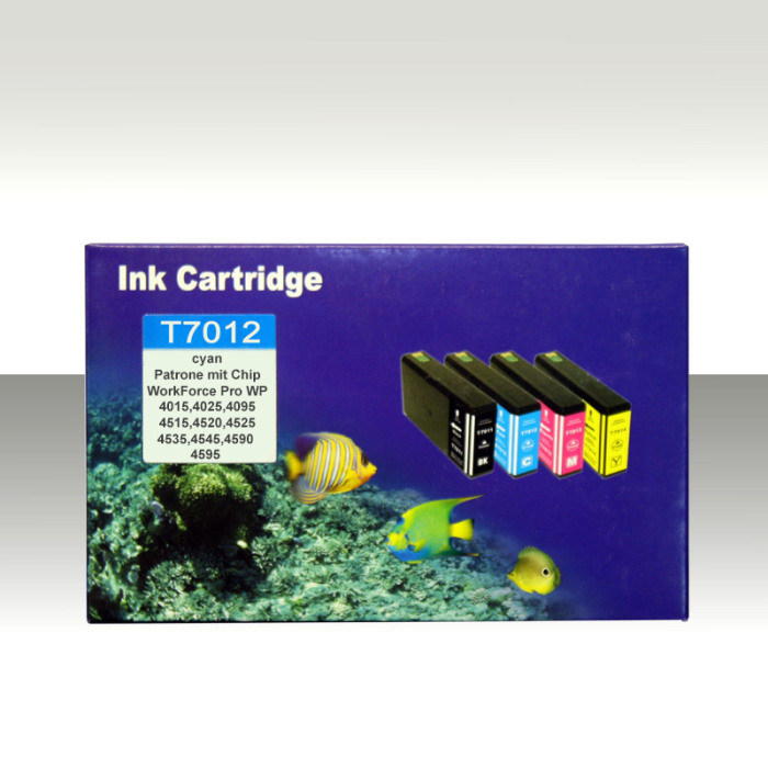 Kompatibel Epson T7022, T702, C13T70224010, T7012,...