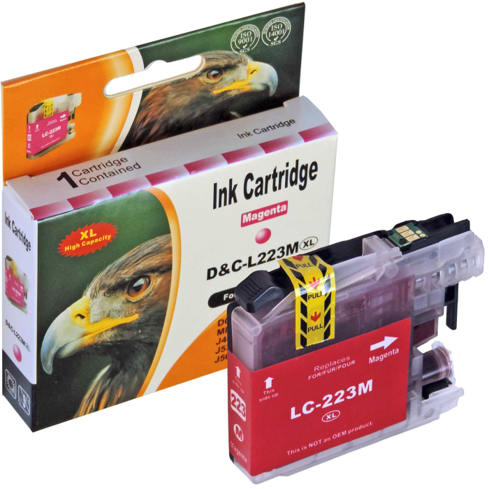 Kompatibel Brother LC-223 XL Set 4 Druckerpatronen von D&C