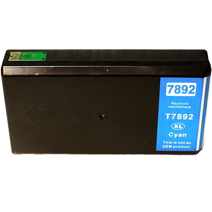 Kompatibel Epson C13T78924010, T7892, 78XL C Cyan Blau...