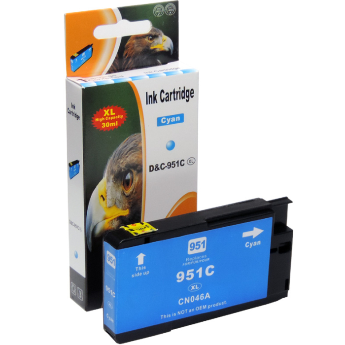 Kompatibel 4er Set HP 950XL, 951XL, C2P43AE Druckerpatronen Tinte von D&C