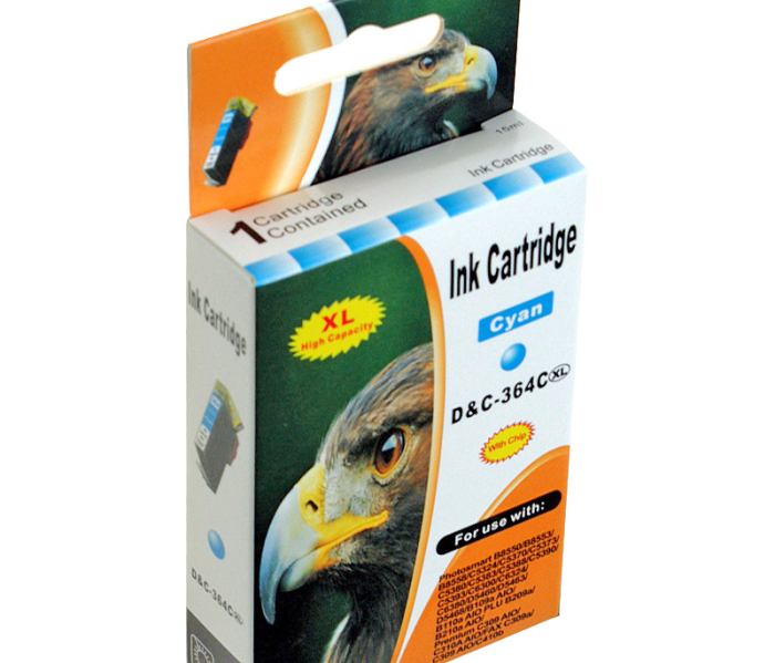 10 D&C Tinten HP HP364XL und DC HP-364 XL kompatibele Patronen f&uuml;r Photosmart Drucker