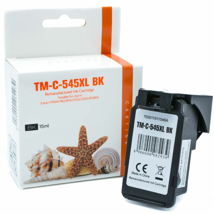 Wiederbef&uuml;llt 2er Set Canon PG-545XL BK + CL-546XL C Druckerpatronen wiederbef&uuml;llt Schwarz + alle Farben von Gigao