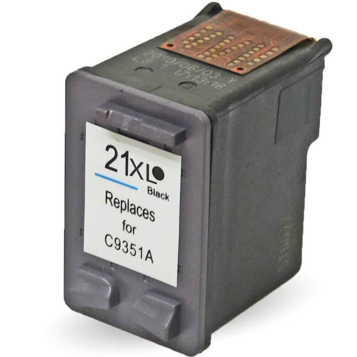 Wiederbef&uuml;llt 2er Set HP 21XL BK C9351AE + 22XL C...