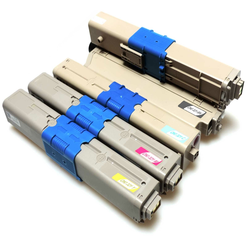4 Gigao Toner kompatibel Oki C321 alle Farben C301DN C321DN MC332DN MC340 Series MC342DN