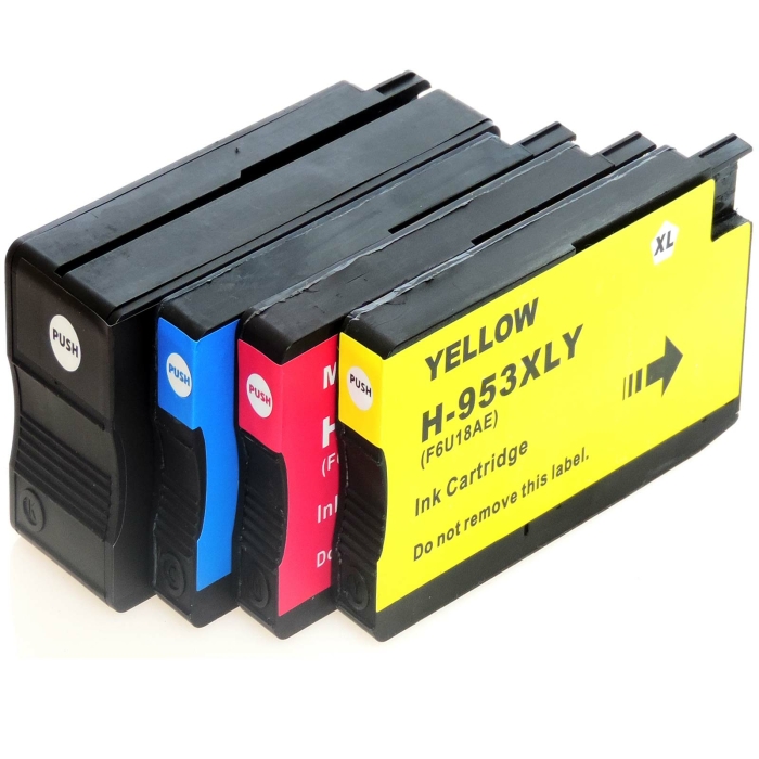 Kompatibel 4er Set HP 953XL, 3HZ52AE Druckerpatronen...
