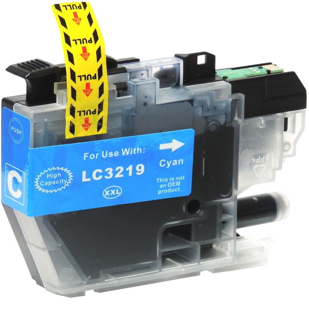 Kompatibel Brother LC-3219 XXL C Cyan Blau Druckerpatrone f&uuml;r 1.500 Seiten von D&C