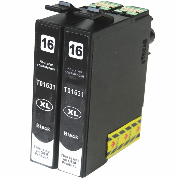 Kompatibel 2x Epson 16XL, T1631, C13T16314010,...