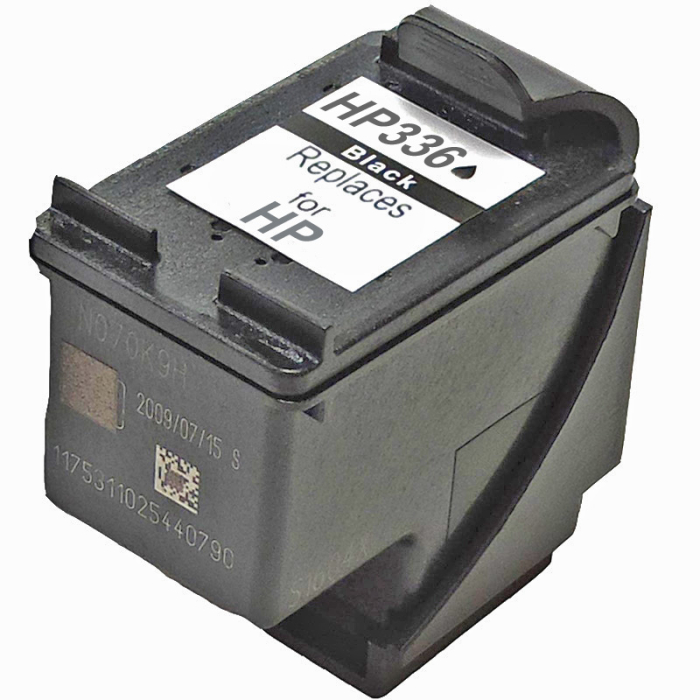 Wiederbef&uuml;llt HP 336, C9362EE BK Schwarz Black...