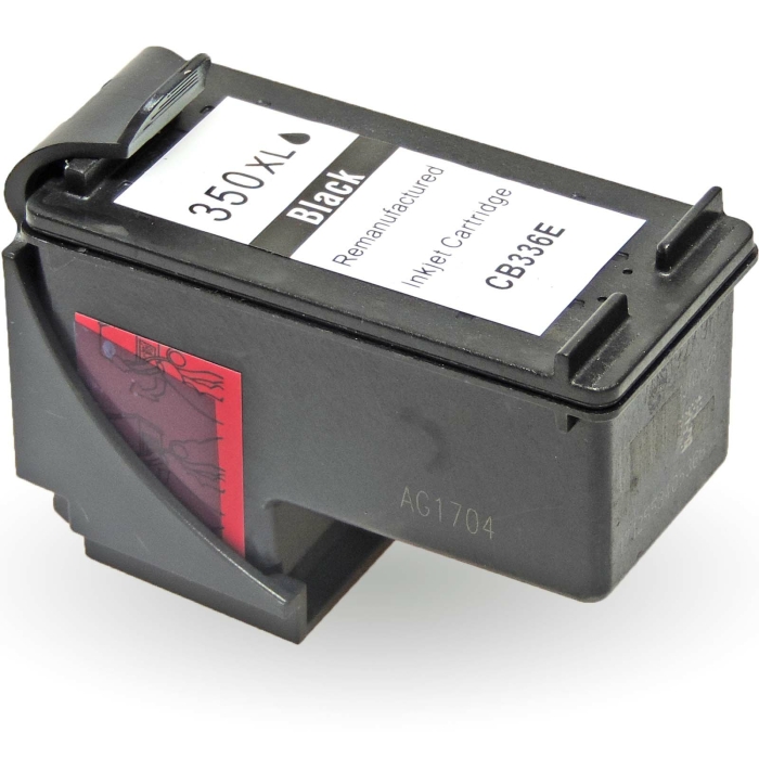 Wiederbef&uuml;llt HP 350XXL, CB336EE BK Schwarz Black...