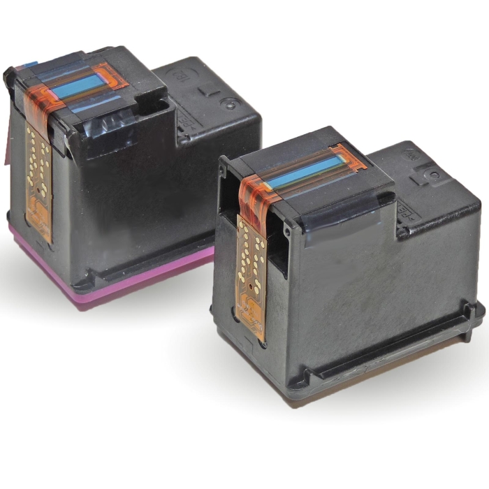 Wiederbef&uuml;llt 2er Set HP 304XL BK N9K08AE + 304XL C...