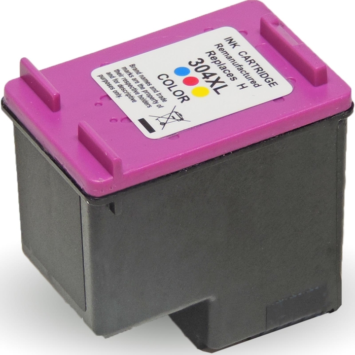 Wiederbef&uuml;llt 2er Set HP 304XL BK N9K08AE + 304XL C N9K07AE Druckerpatronen wiederbef&uuml;llt Schwarz + alle Farben von Gigao