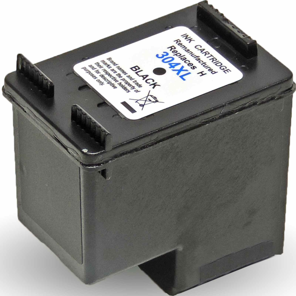 Wiederbef&uuml;llt HP 304XL, N9K08AE BK Schwarz Black Druckerpatrone f&uuml;r 300 Seiten von Gigao
