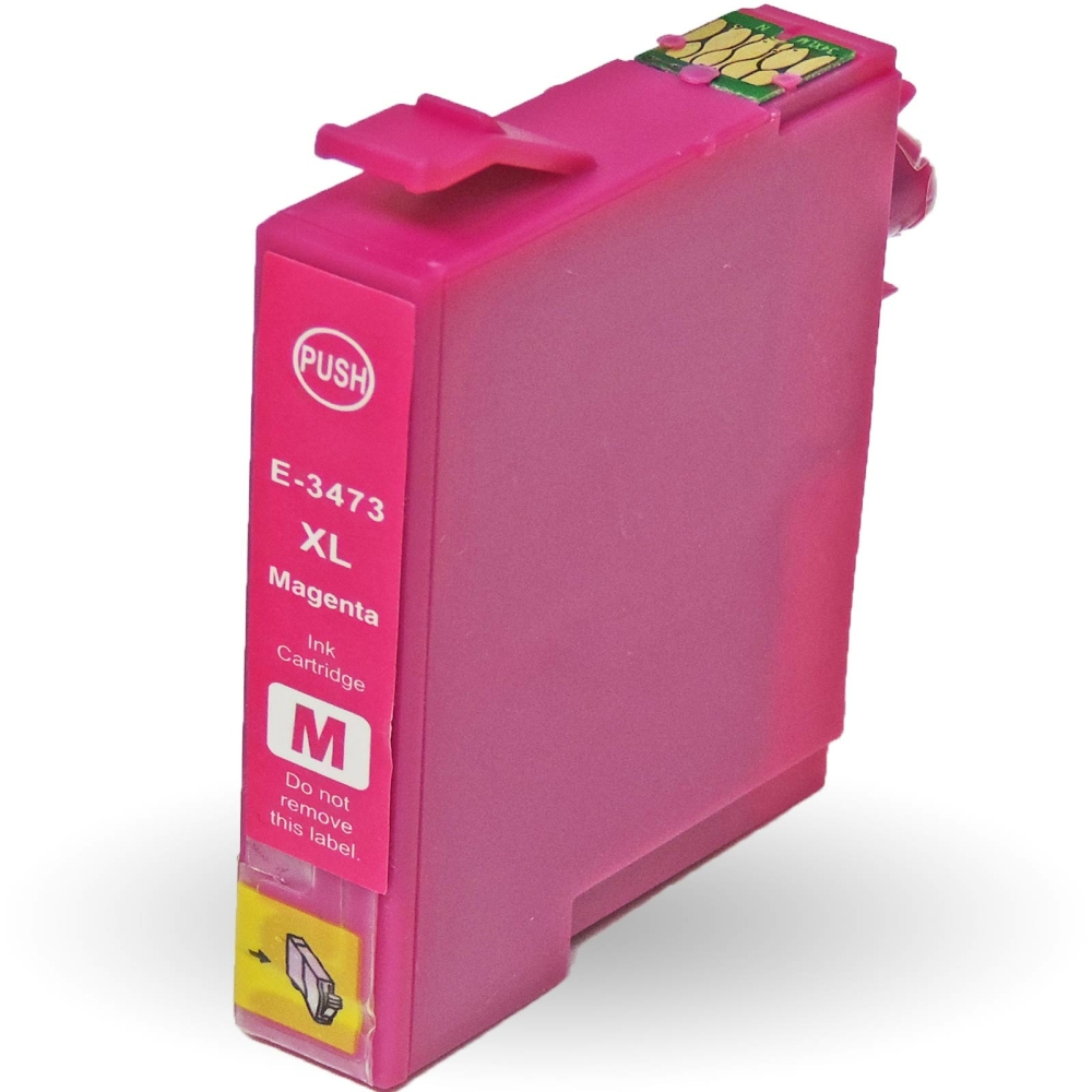 Kompatibel 5er Set Epson Golfball, T3476, 34XL, C13T34764010 Druckerpatronen Tinte 2x Schwarz und je 1x Cyan, Magenta und Gelb von D&C
