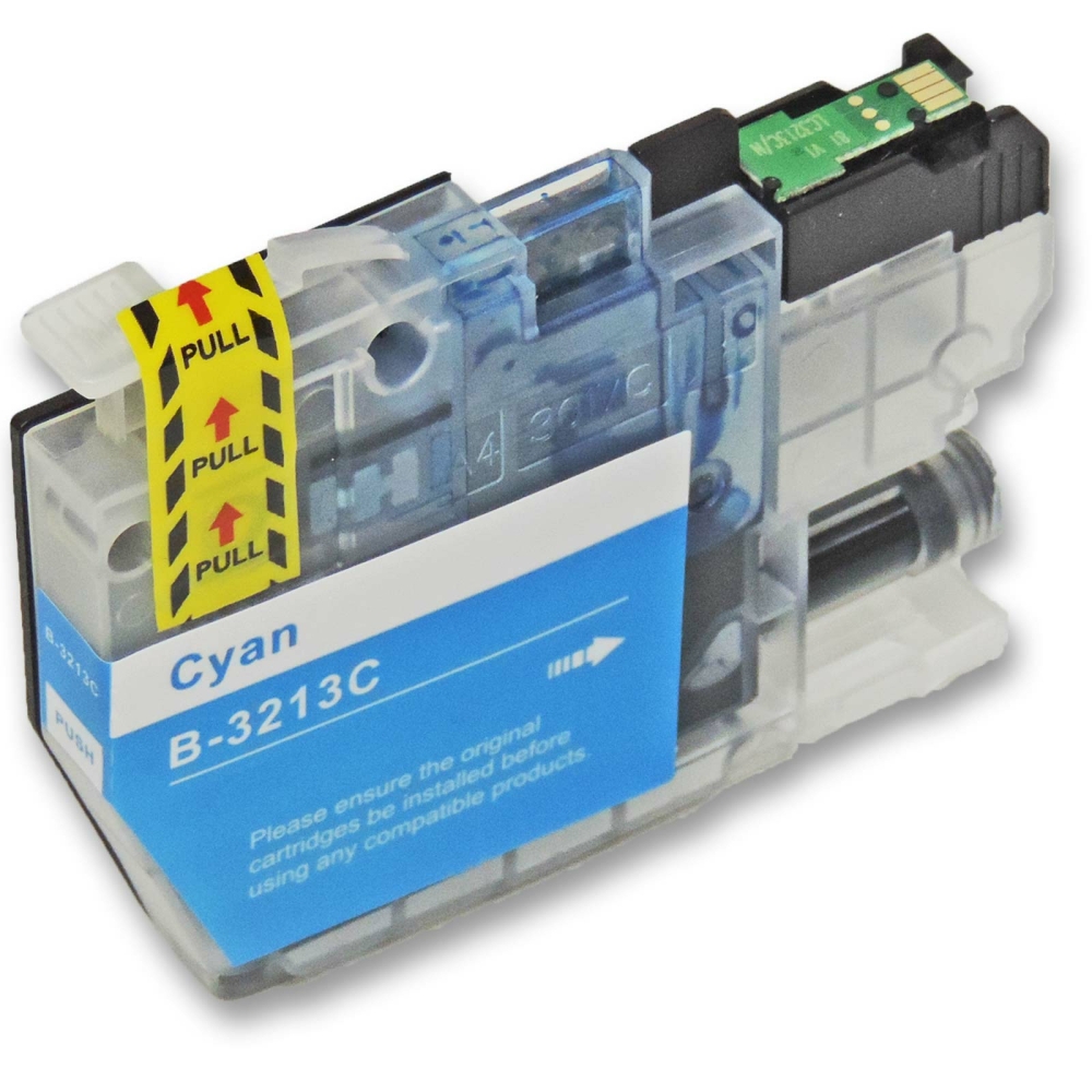 Kompatibel Brother LC-3213 XL C Cyan Blau Druckerpatrone f&uuml;r 400 Seiten von D&C
