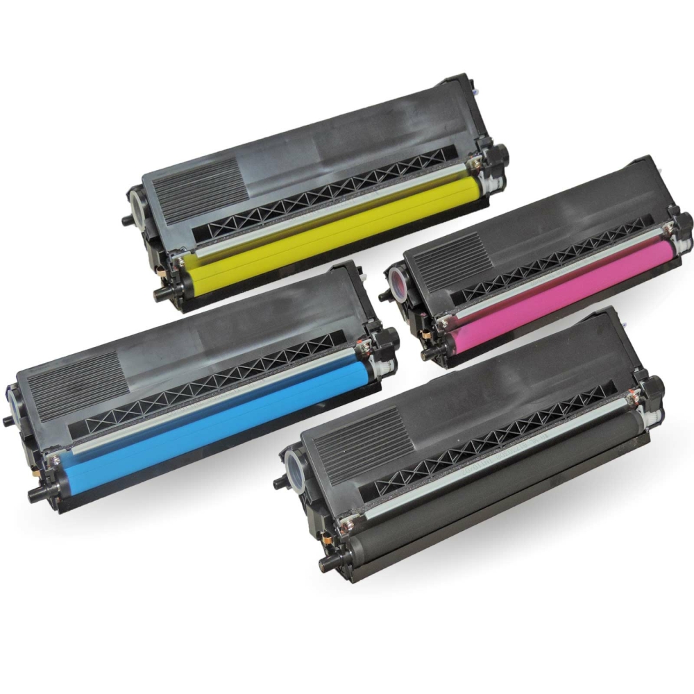 Toner kompatibel Brother TN-329BK / TN-900BK, TN-329C / TN-900C, TN-329M / TN-900M, TN-329Y / TN-900Y Sparset 4 Tonerkartuschen alle Farben von Gigao