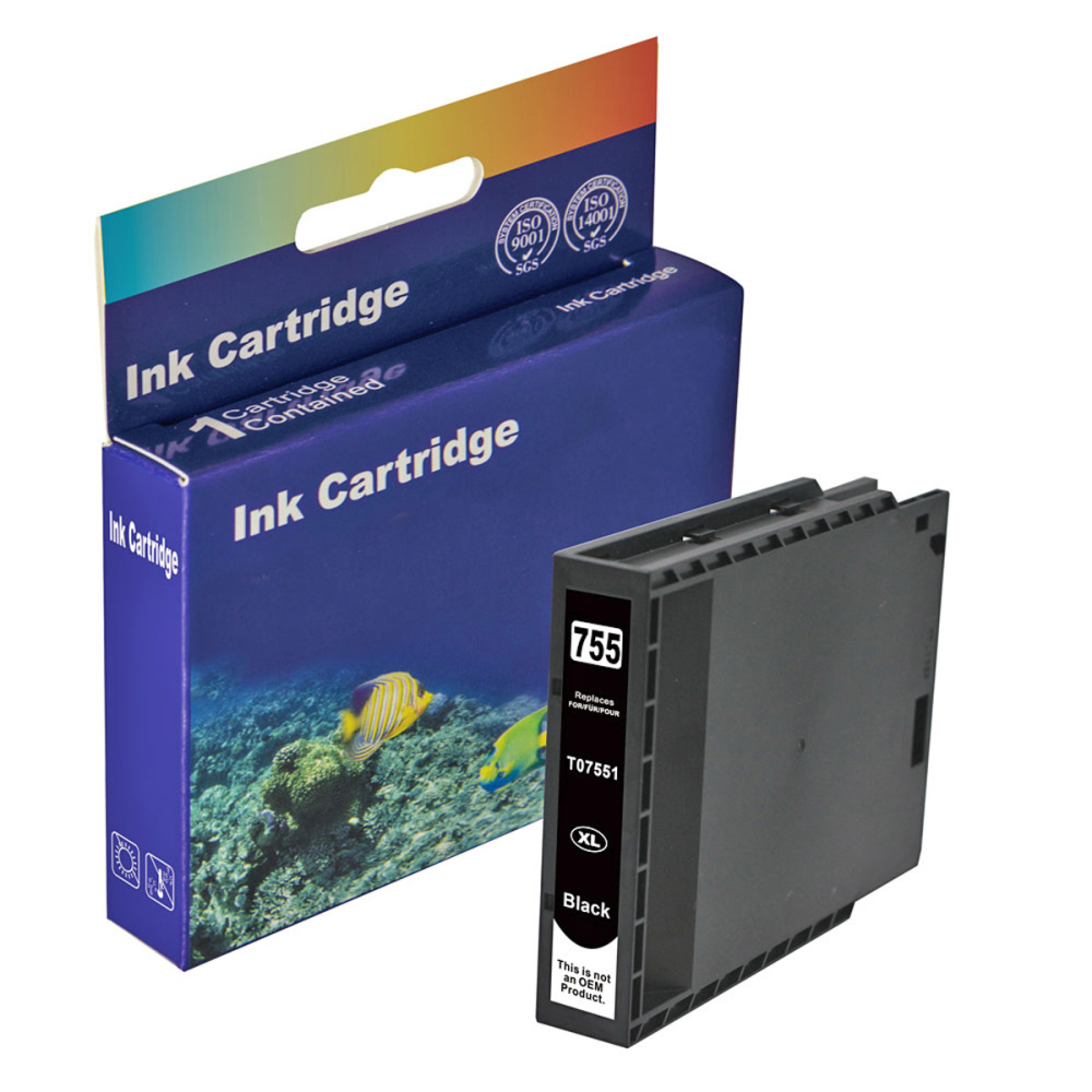 Kompatibel 4er Set Epson T7551XL, T7552XL, T7553XL, T7554XL Druckerpatronen Tinte von D&C