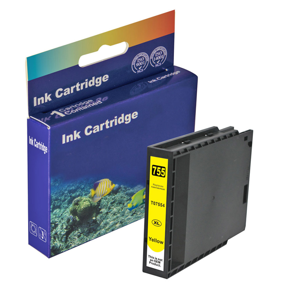 Kompatibel 4er Set Epson T7551XL, T7552XL, T7553XL, T7554XL Druckerpatronen Tinte von D&C