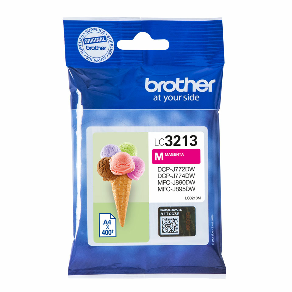 Original Brother LC-3213 M Tinte Magenta 400 Seiten