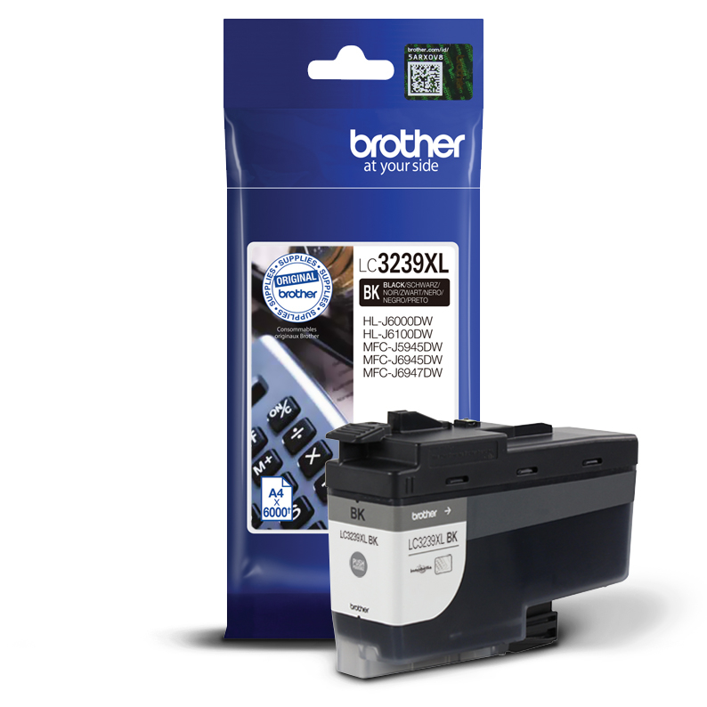 Original Brother Druckerpatrone LC-3239-XL-BK Schwarz