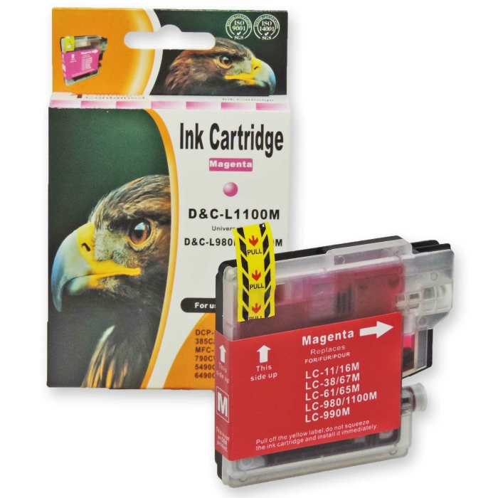 Kompatibel Brother LC-980, LC-1100 Set 10 Druckerpatronen alle Farben von D&C