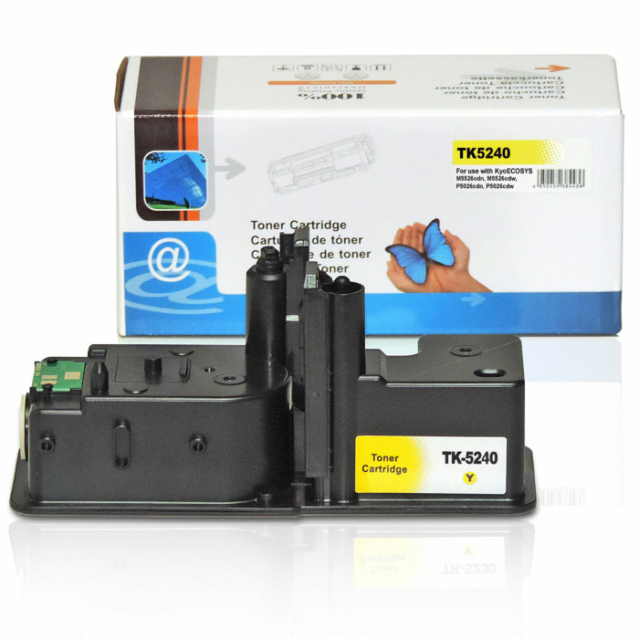 Kompatibel Kyocera TK-5240 Y Yellow Gelb Toner Patrone...