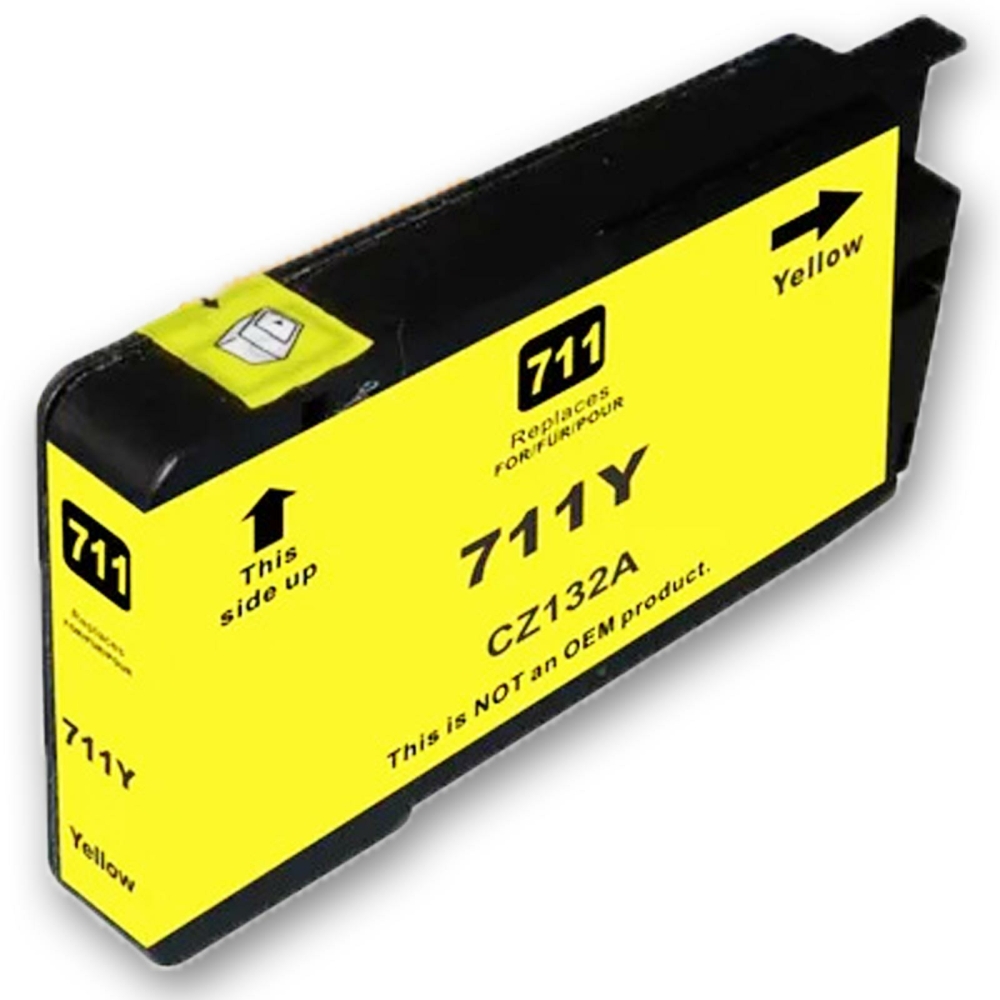 Kompatibel HP 711XL, CZ132A Y Yellow Gelb Druckerpatrone f&uuml;r 1.500 Seiten von D&C