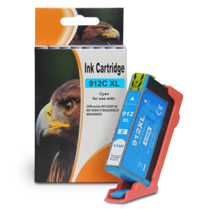 Kompatibel 4er Set HP 912XL, 3YP34AE Druckerpatronen Tinte von D&C