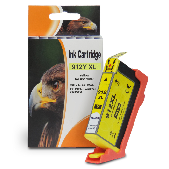 Kompatibel 4er Set HP 912XL, 3YP34AE Druckerpatronen Tinte von D&C