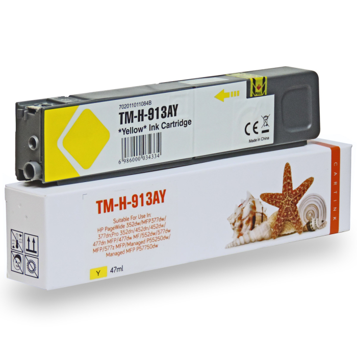 Kompatibel HP 913A, F6T79AE Y Yellow Gelb Druckerpatrone...