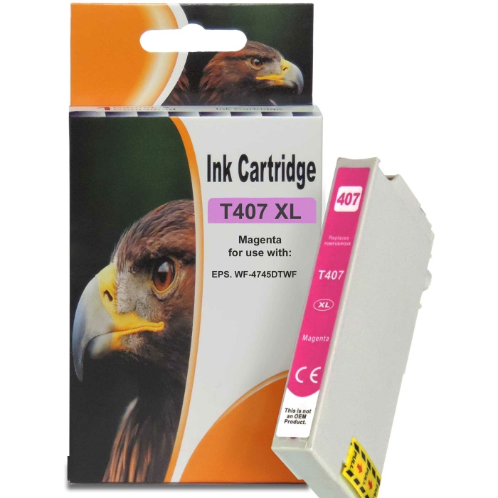 Kompatibel Epson 407XL, T407, C13T07U340 M Magenta Rot...