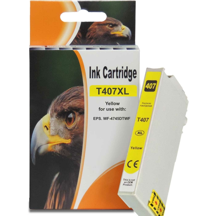 Kompatibel Epson 407XL, T407, C13T07U440 Y Yellow Gelb...