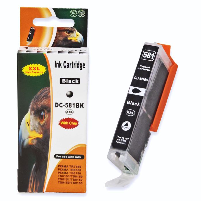 Kompatibel 5er Tintenset f&uuml;r Canon Pixma TS6150 (CLI-581 XXL, PGI-580 XXL, 2078C005) Druckerpatronen f&uuml;r Canon Pixma TS 6150 Drucker