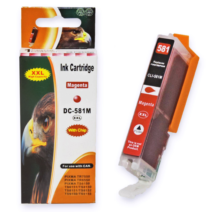 Kompatibel 5er Tintenset f&uuml;r Canon Pixma TS6350 (CLI-581 XXL, PGI-580 XXL, 2078C005) Druckerpatronen f&uuml;r Canon Pixma TS 6350 Drucker