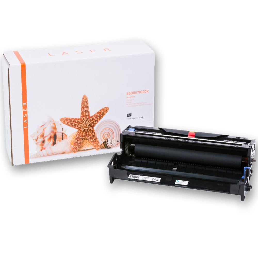 Kompatibel Brother DR-7000 + 2x TN-7600 XXL Trommel und Toner Sparset von Gigao