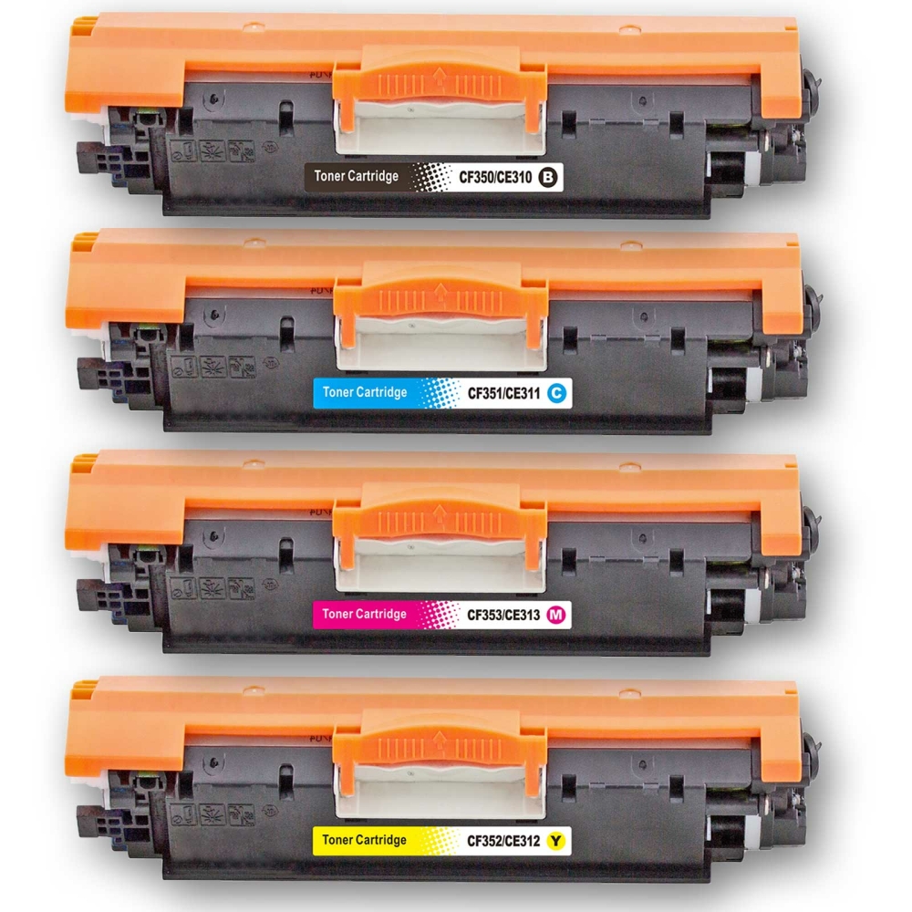 Kompatibel 4er Tonerset f&uuml;r HP TopShot LaserJet Pro M 275 nw (126A) Tonerkassetten f&uuml;r HP TopShot LaserJet Pro M 275 nw Drucker
