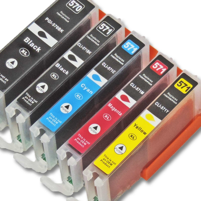 Kompatibel 5er Tintenset f&uuml;r Canon Pixma MG 6852...
