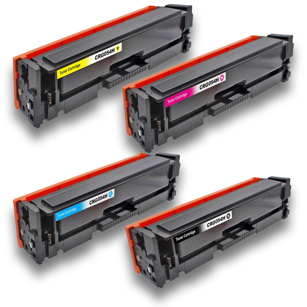 Kompatibel 4 Toner Sparset f&uuml;r Canon i-SENSYS MF642Cdw ersetzt (054H / 054) Tonerkassetten