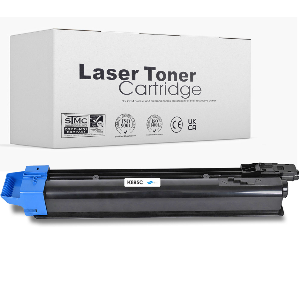 Kompatibel Kyocera TK-895K, TK-895C, TK-895M, TK-895Y Sparset 4 Toner alle Farben von Gigao