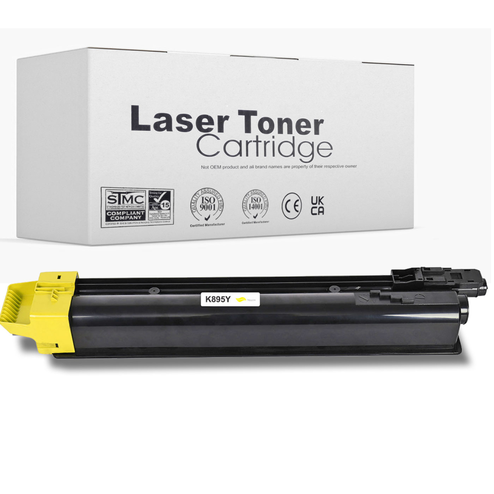 Kompatibel Kyocera TK-895K, TK-895C, TK-895M, TK-895Y Sparset 4 Toner alle Farben von Gigao
