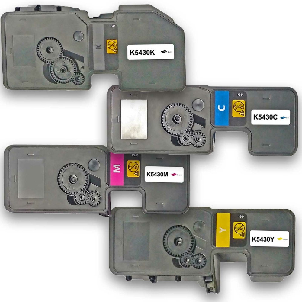 Kompatibel Kyocera TK-5430K, TK-5430C, TK-5430M, TK-5430Y Sparset 4 Toner alle Farben von Gigao