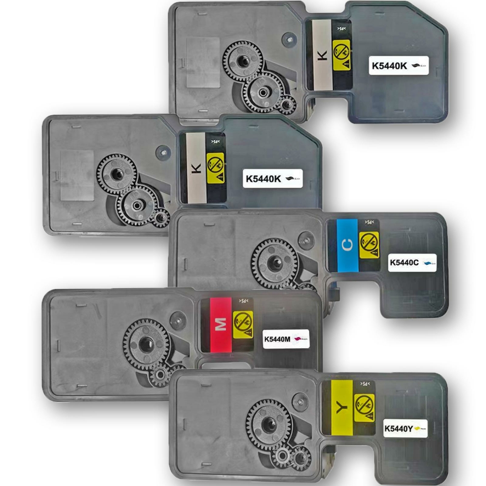 Kompatibel Kyocera TK-5440K, TK-5440C, TK-5440M, TK-5440Y Sparset 5 Toner (2x Schwarz + je 1x alle Farben) von Gigao