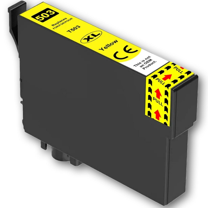 Kompatibel 5er Set Epson 503XL, Chilischoten Druckerpatronen Tinte 2x Schwarz und je 1x Cyan, Magenta und Gelb von D&C