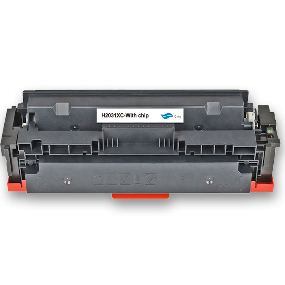 Kompatibel HP W2031X, 415X C mit F&uuml;llstandsanzeige Cyan Blau Toner Patrone f&uuml;r 6000 Seiten von Gigao
