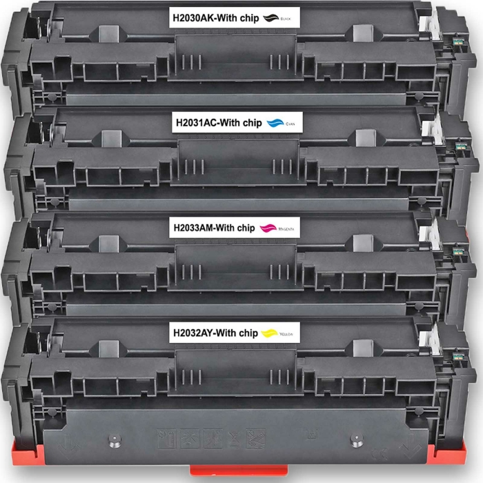 Kompatibel 4er Tonerset f&uuml;r HP Color LaserJet Pro...