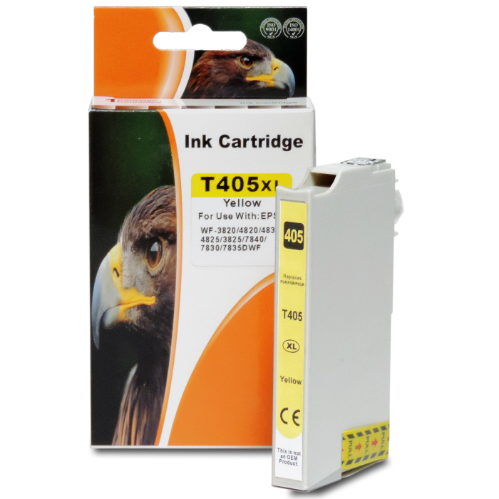 D&C 405XL Kompatible Tintenpatronen 4er-Set f&uuml;r Epson WorkForce Pro WF-3825 DWF