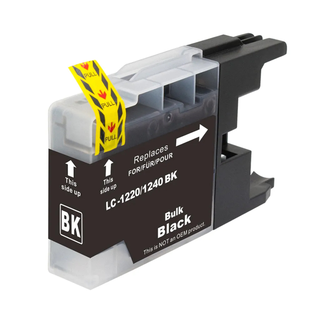 Kompatibel Brother LC-1240 XL BK Schwarz Black Druckerpatrone f&uuml;r 600 Seiten von D&C