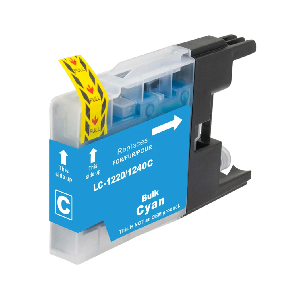 Kompatibel Brother LC-1240 XL C Cyan Blau Druckerpatrone f&uuml;r 600 Seiten von D&C