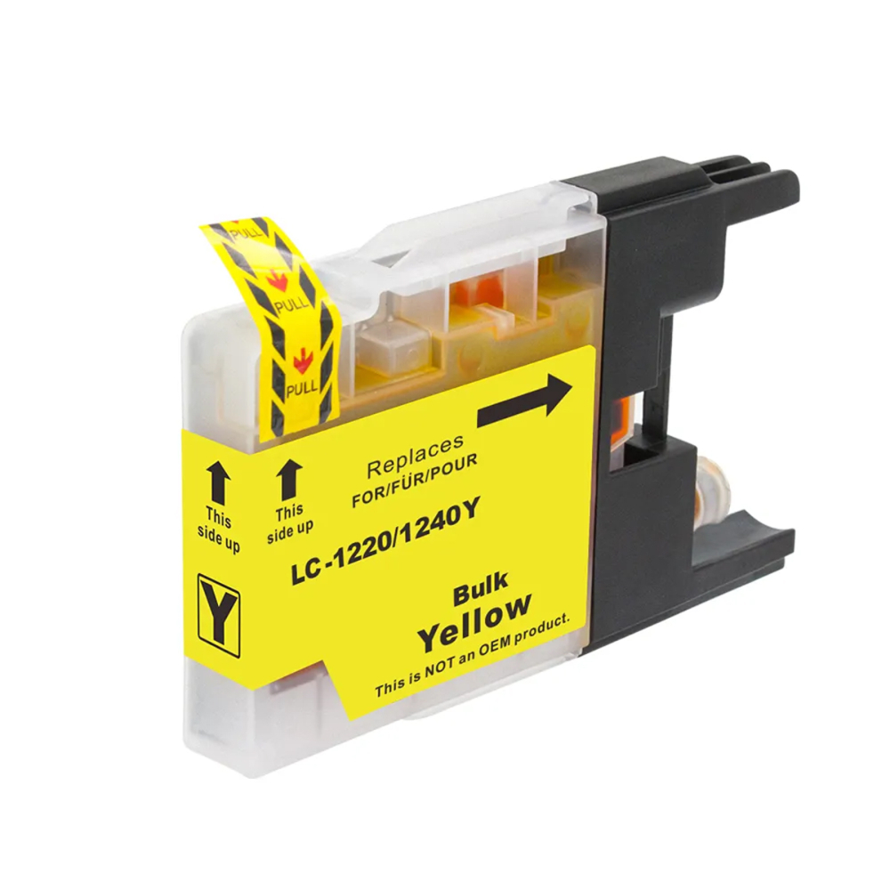 Kompatibel Brother LC-1240 XL Y Yellow Gelb Druckerpatrone f&uuml;r 600 Seiten von D&C