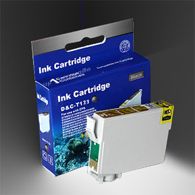 Kompatibel Epson Hirsch, T1301, T130, C13T13014010 BK...