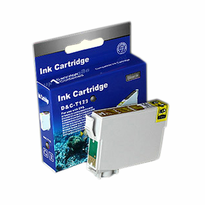 Kompatibel Epson Hirsch, T1301, T130, C13T13014010 BK...